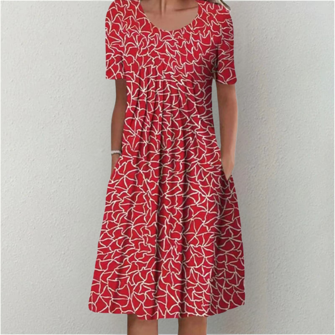 Floral midi dress for women | Isla -6