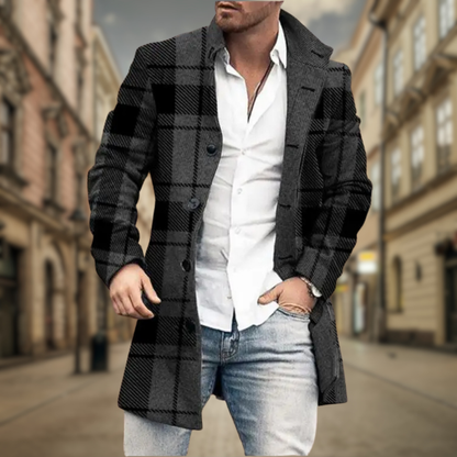 Coat elegant fitted for men | Dorian -4