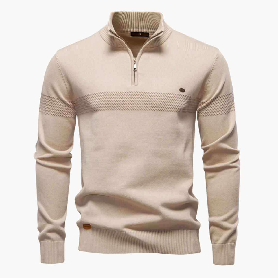 Classic heritage stripe everyday jumper for men | Durham -3
