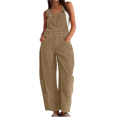 Stylish barrel wide-leg everyday jumpsuit for women | Ethel -4
