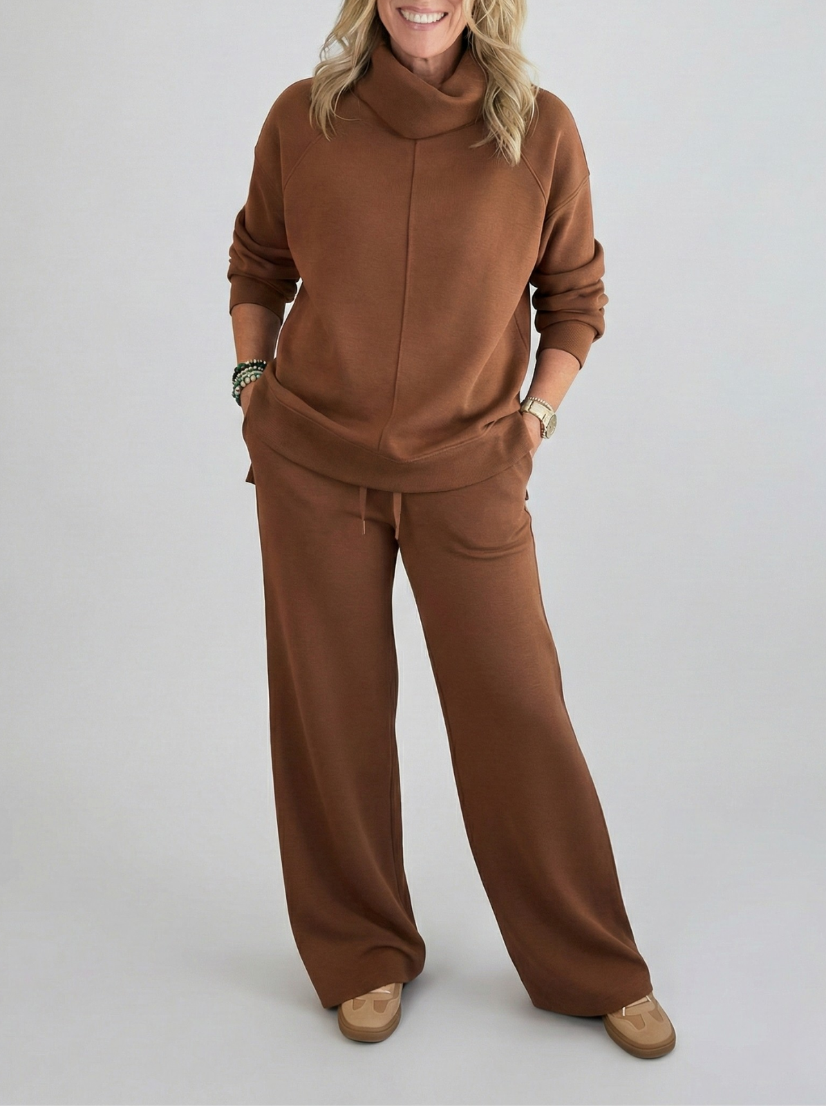 Soft elegant everyday co-ord set for women | Cecilia -8