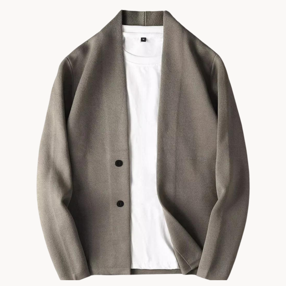Classic relaxed knit everyday cardigan for men | Belmont -1