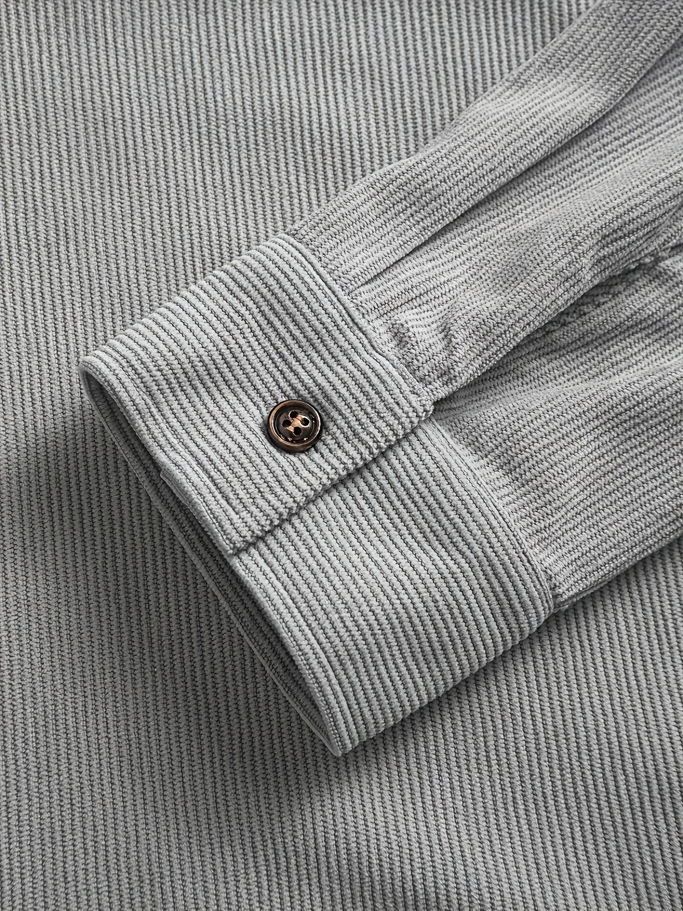 Classic textured cord everyday overshirt for men | Ellison -11