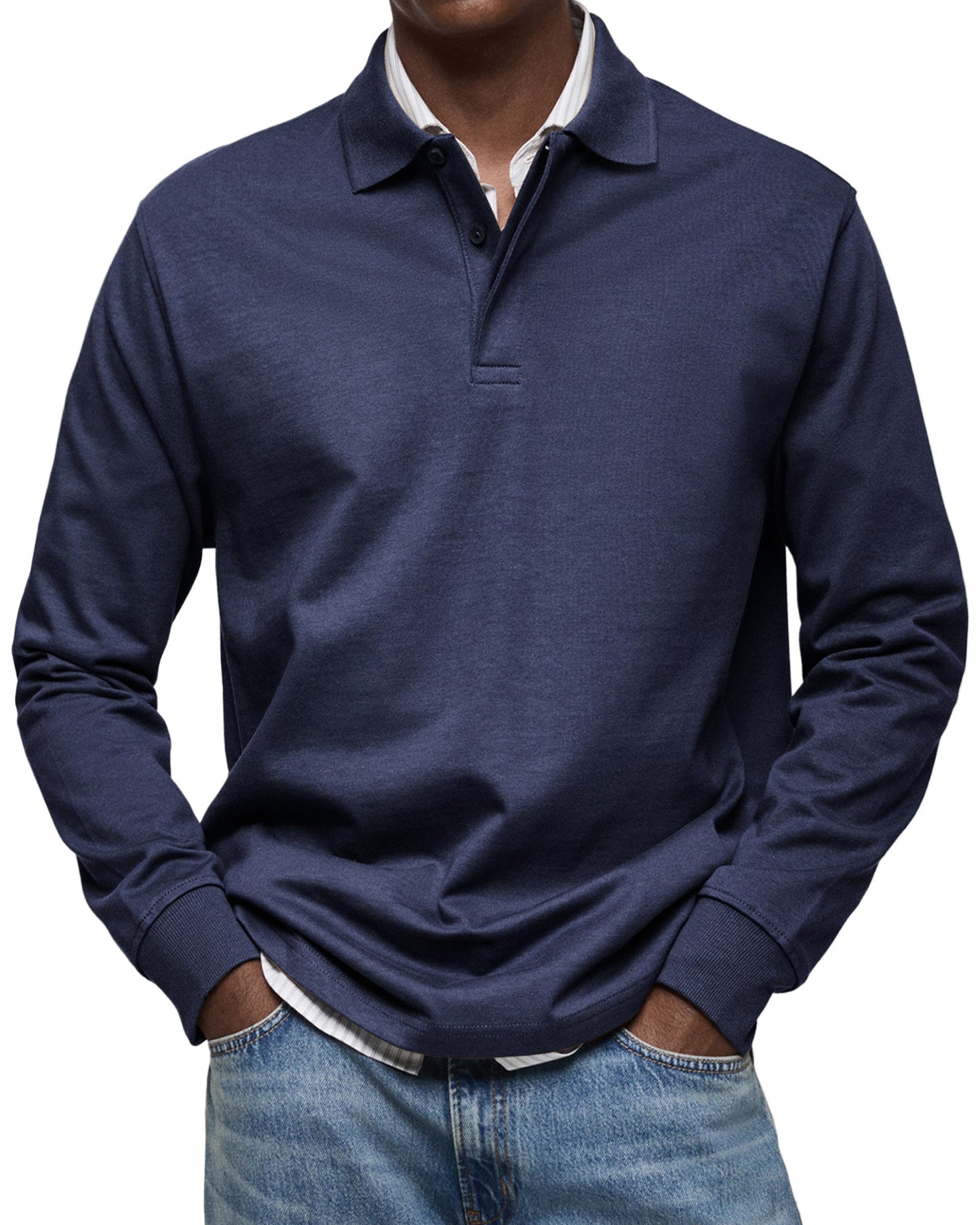 Vintage long-sleeve everyday casual shirt for men | Oscar -2