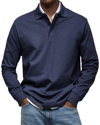 Vintage long-sleeve everyday casual shirt for men | Oscar -2