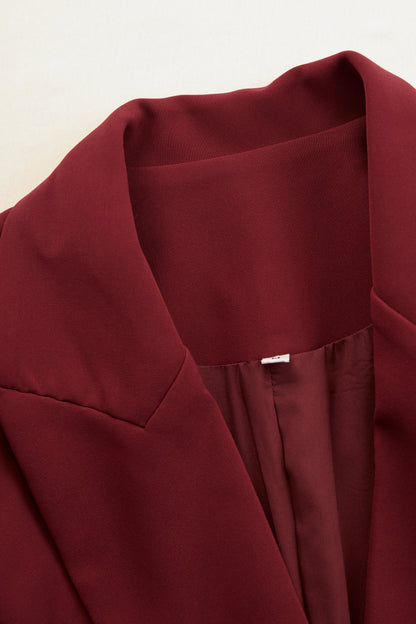 Tailored midi blazer dress for women | Camille -11