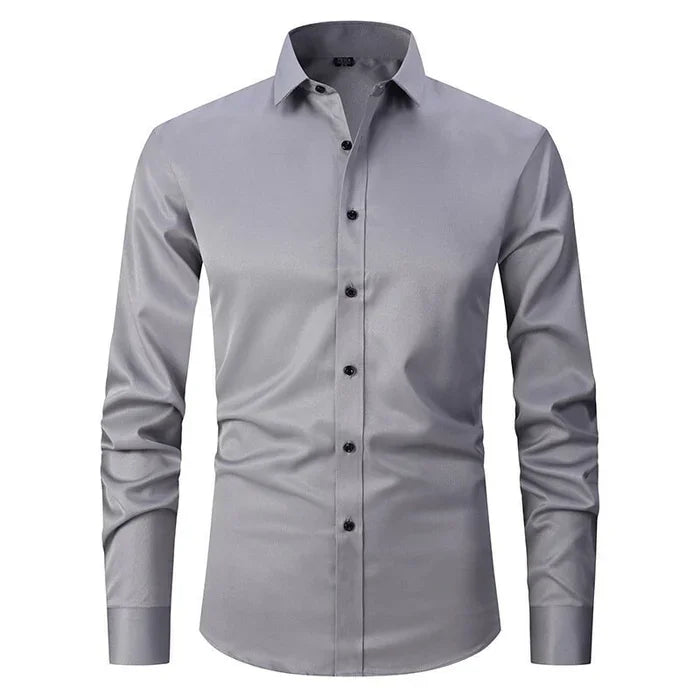 Aurelle Liam premium stretch button-up shirt for men