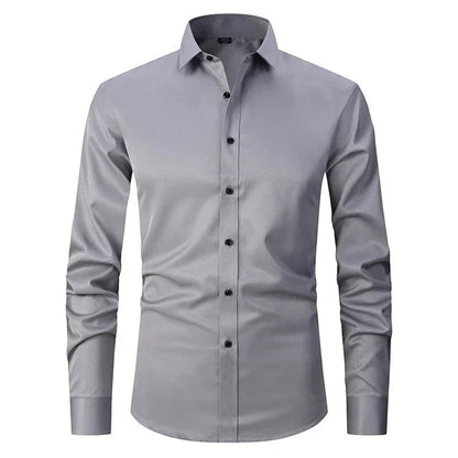 Aurelle Liam premium stretch button-up shirt for men