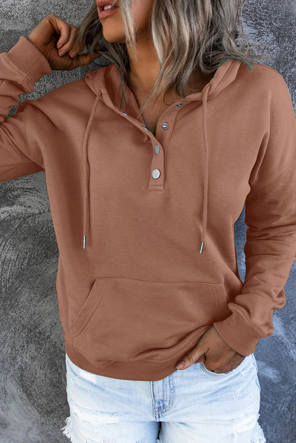 Cosy hooded jumper for women | Amara -26