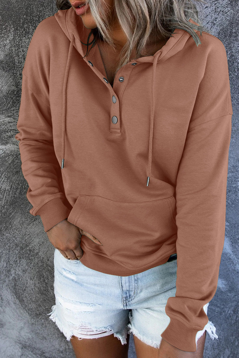 Cosy hooded jumper for women | Amara -25