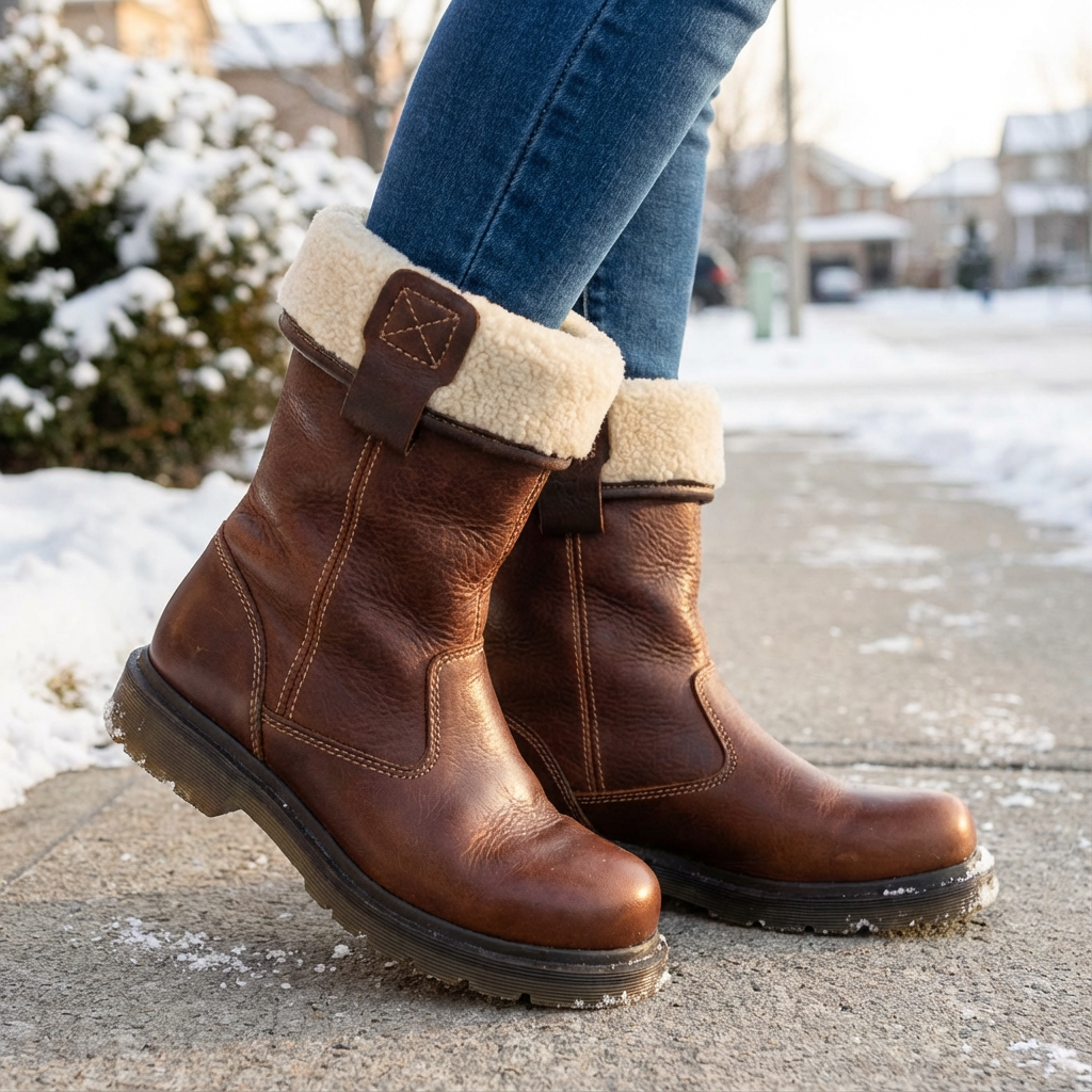 Cosy fur-lined warm winter boots for women | Valerie -4