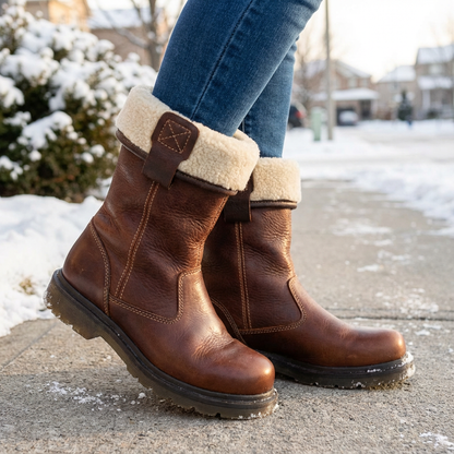 Cosy fur-lined warm winter boots for women | Valerie -4