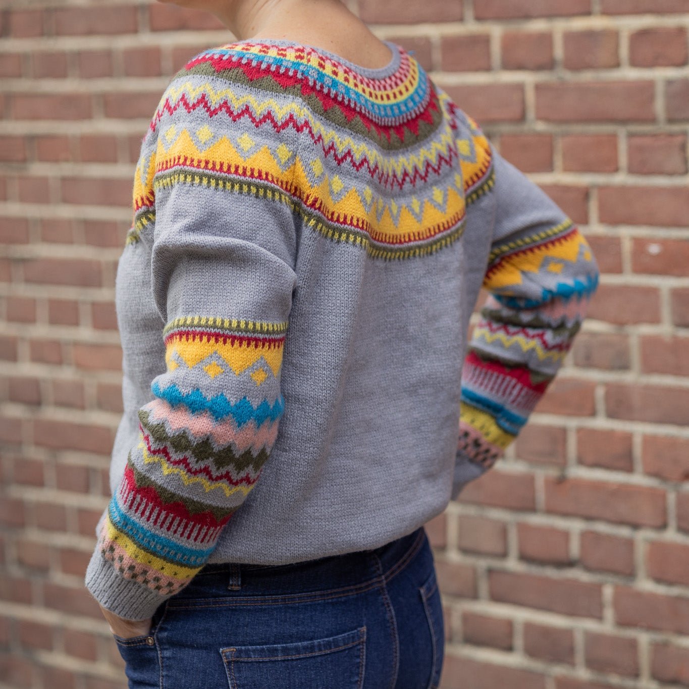 Aurelle Micka retro chic jumper for women