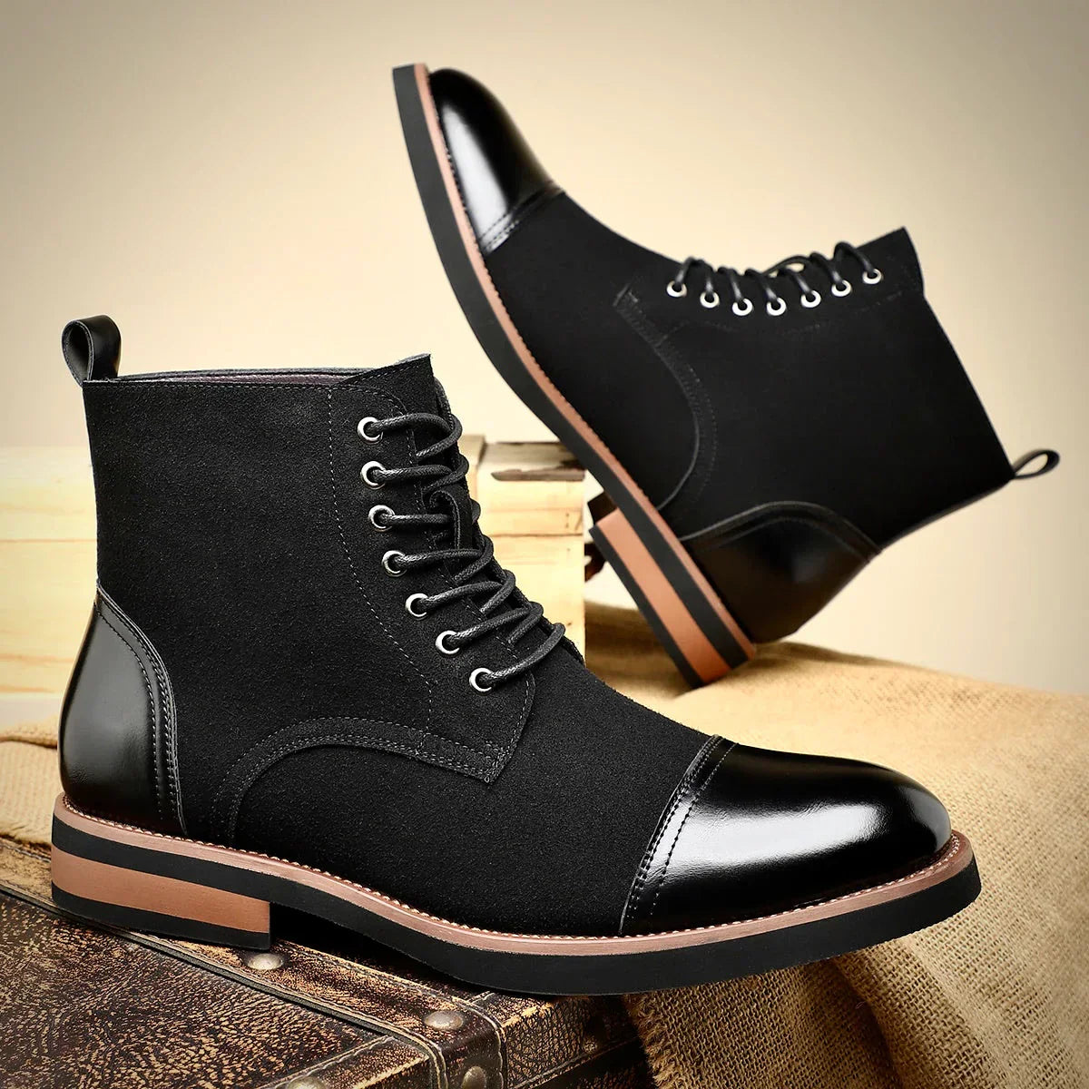 Classic oxford leather dress boots for men | Oliver Ashford -7