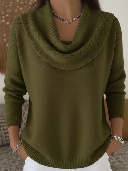 Jumper draped coupe fluide for women | Lyana -3