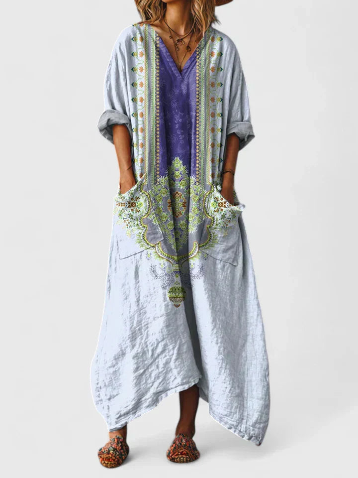 Elegant relaxed everyday dress for women | Mariana -6