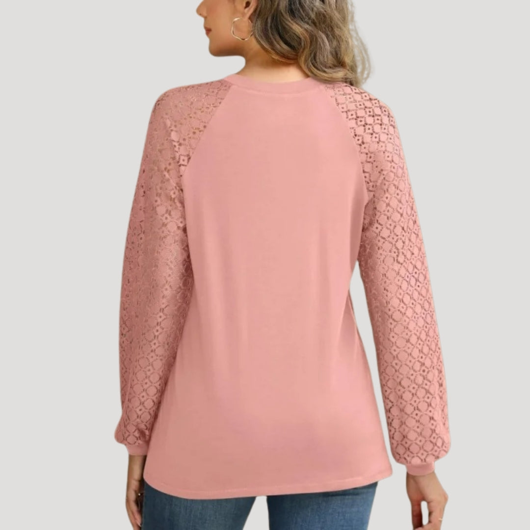 Long-sleeve smart-casual everyday blouse for women | Amelie -5