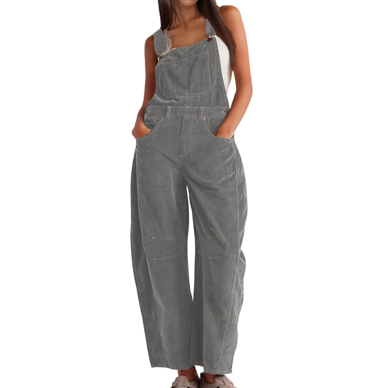 Stylish barrel wide-leg everyday jumpsuit for women | Ethel -5