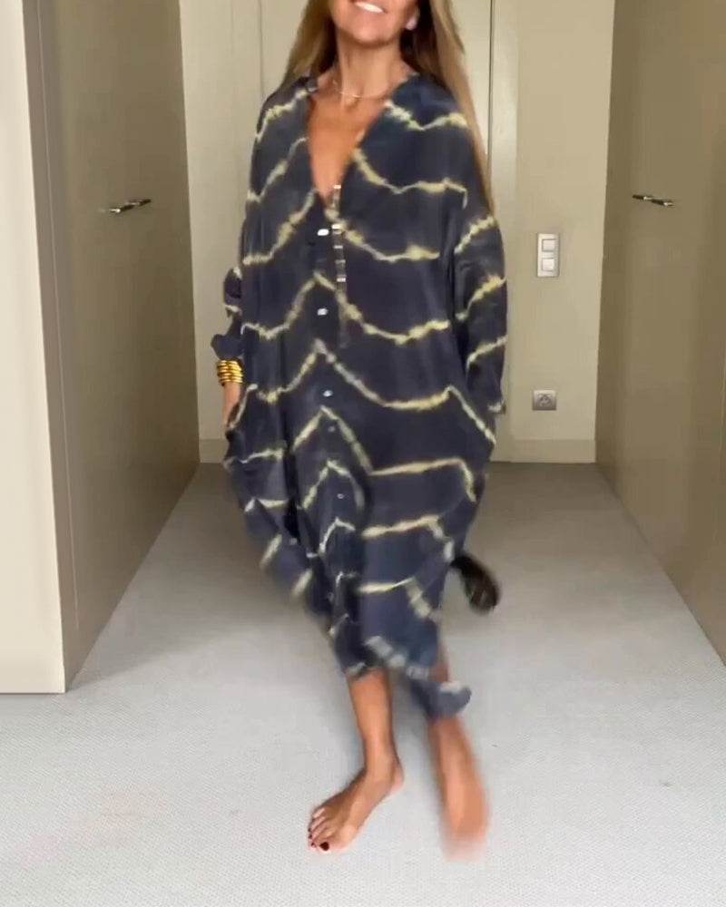 Elegant oversized maxi dress for women | Amira -6