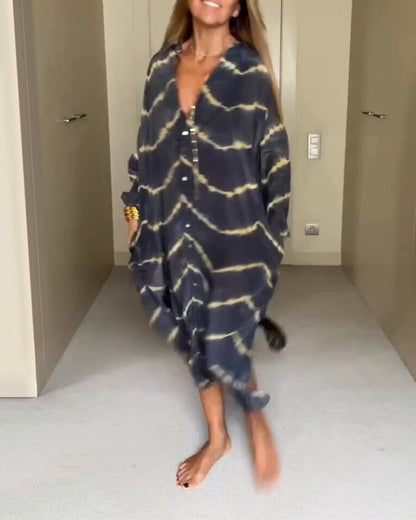 Elegant oversized maxi dress for women | Amira -6