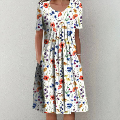 Soft everyday tummy-coverage comfort dress for women | Gigi -1