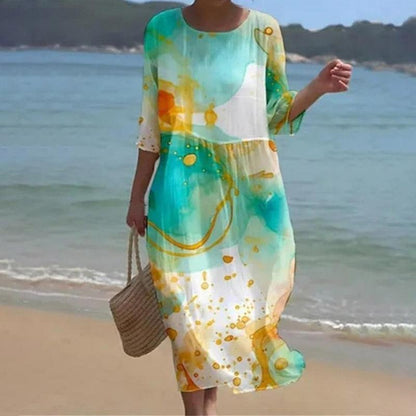 Hillary elegant floral dress for women -4