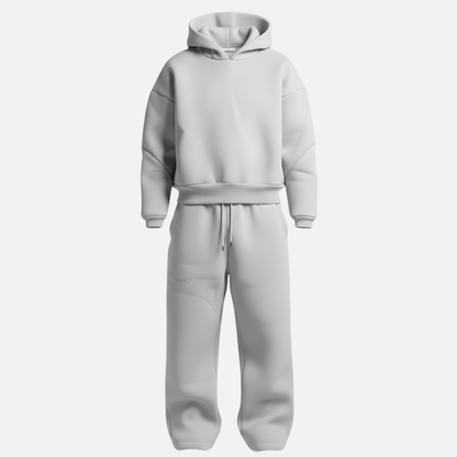 Oversized streetwear hoodie tracksuit set for men -5
