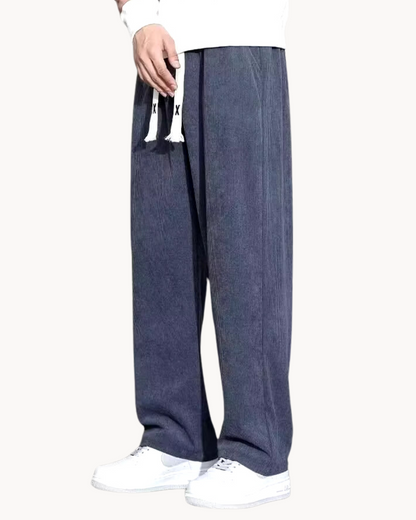 Classic relaxed corduroy everyday trousers for men -2