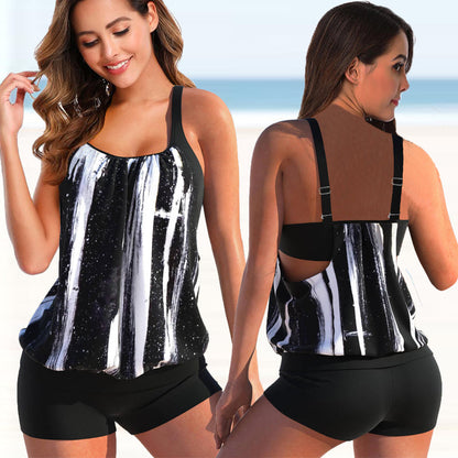 Stylish two-piece tankini set for women | Esme -3