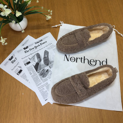 Cosy elegant winter loafers for women | Selene -1
