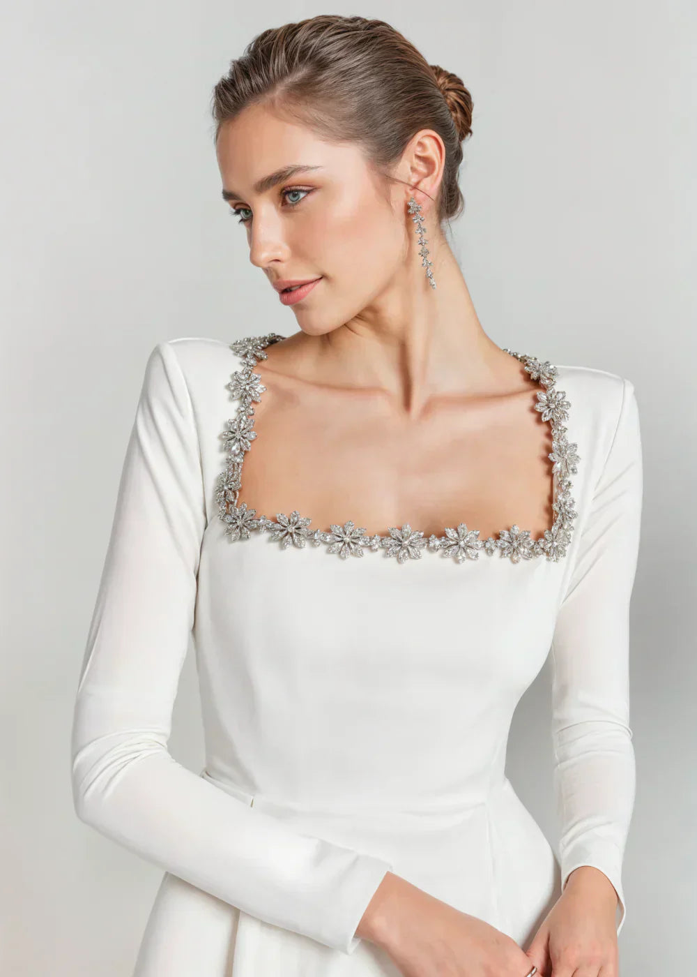 Chic velvet mini dress for women | Willow -10