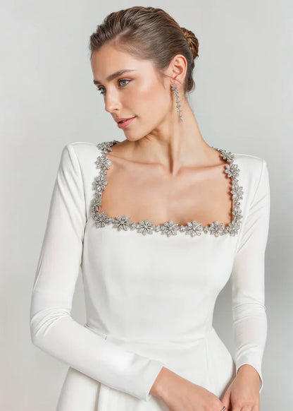 Chic velvet mini dress for women | Willow -10