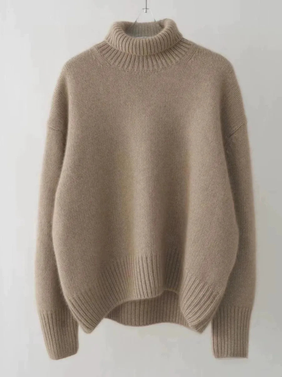 Relaxed turtleneck jumper for women | Arden -5