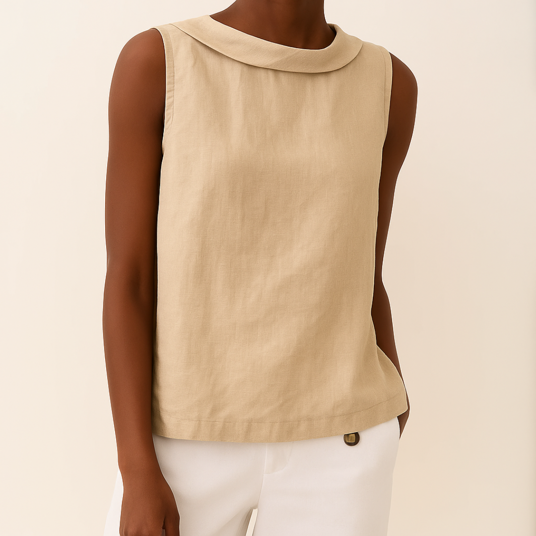 Sleeveless elegant top for women | Breathable -4