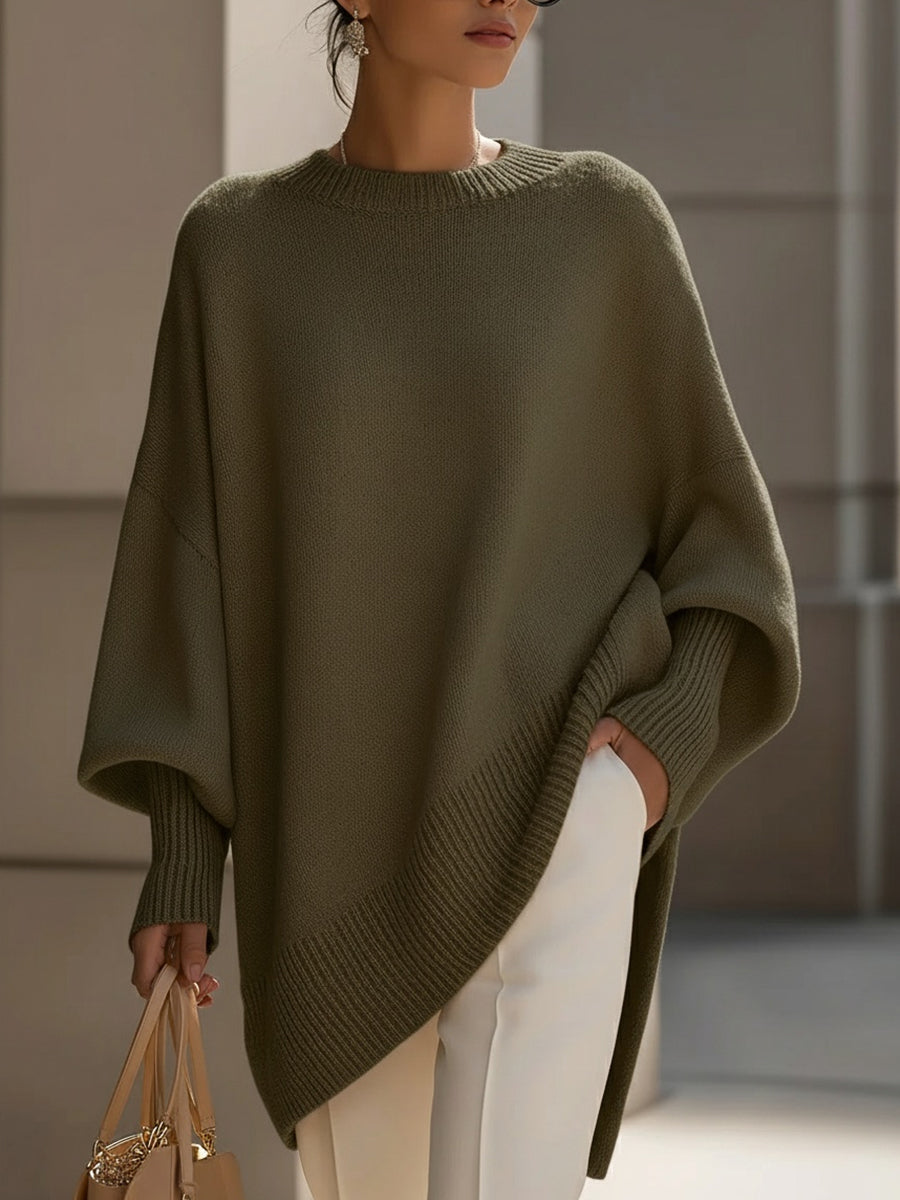 Effortless oversized everyday poncho coat for women | Mandy -11