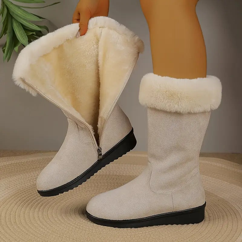 Cosy fur-lined warm winter boots for women | Hailey -4