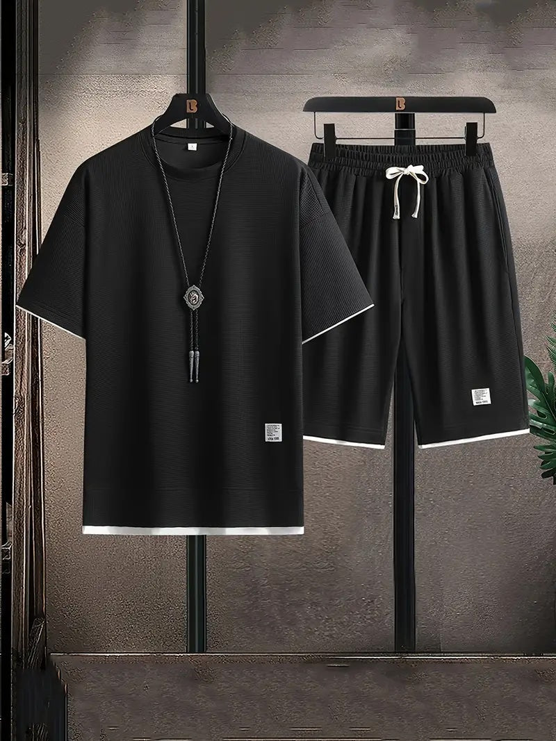 Waffle knit lounge set for men | Ardent -8