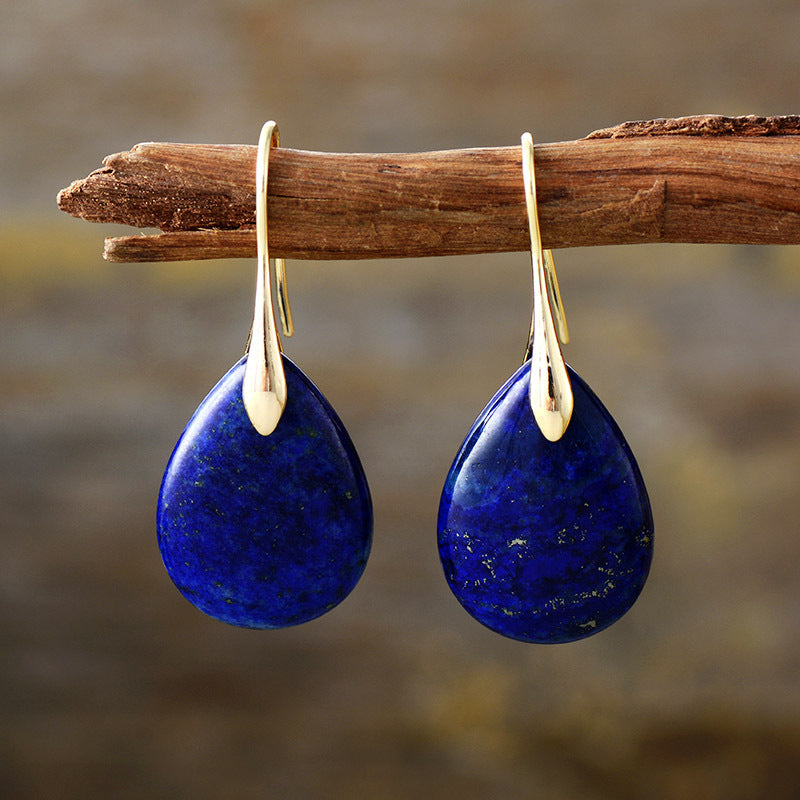 Crystal drop earrings for women -2