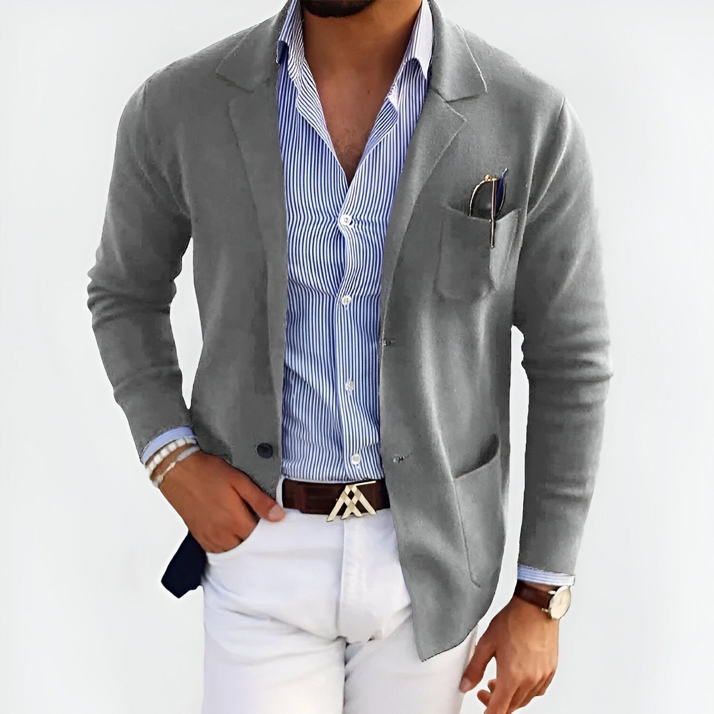 Modern fashion-forward casual jacket for men | Jericho -3