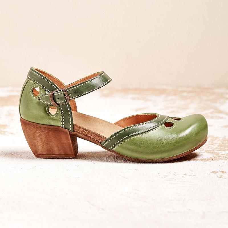 Comfortable low-heeled sandals for women | Amanda -5
