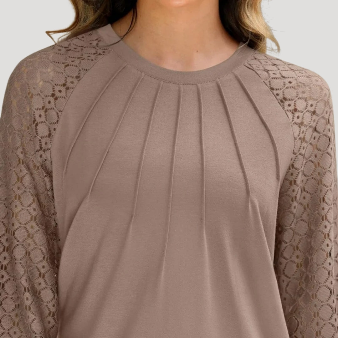Long-sleeve smart-casual everyday blouse for women | Amelie -7
