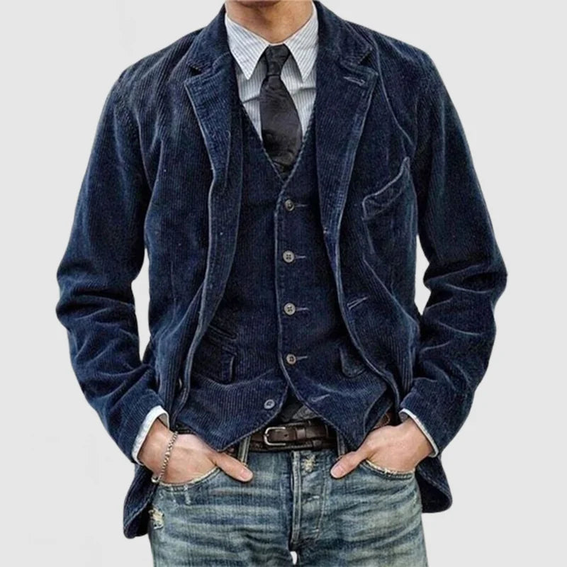 Classic timeless blazer and vest suit set for men | Oliver -2