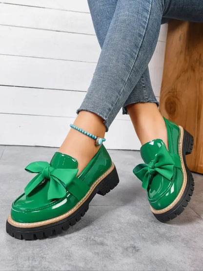 Artisan loafers with bow detail for women | Chelsea