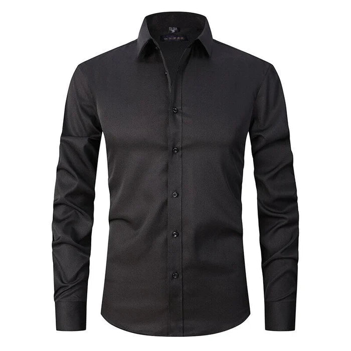 Aurelle Liam premium stretch button-up shirt for men