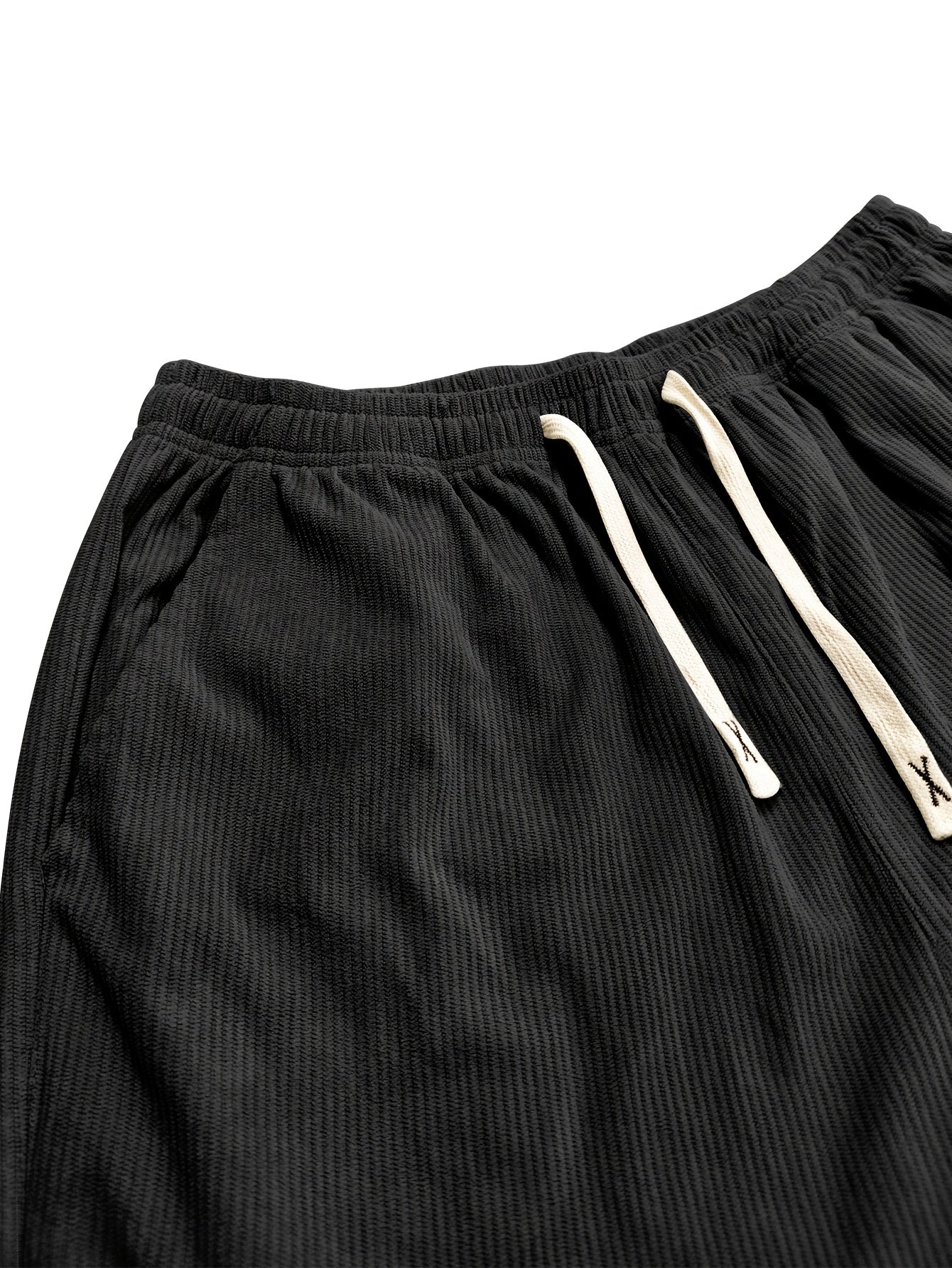 Relaxed drawstring corduroy everyday trousers for men | Ellison -15