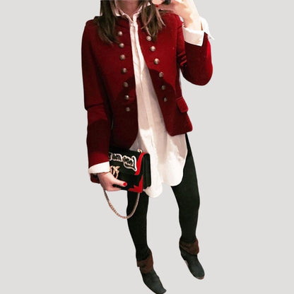 Military-inspired tailored everyday blazer for women | Colette -3
