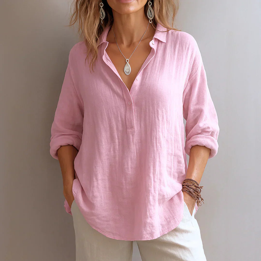 Elegant flow blouse for women -4