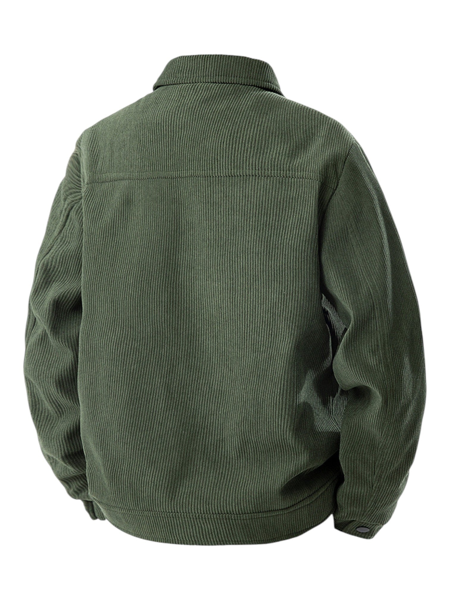 Corduroy snap front jacket for men | Rowan -8