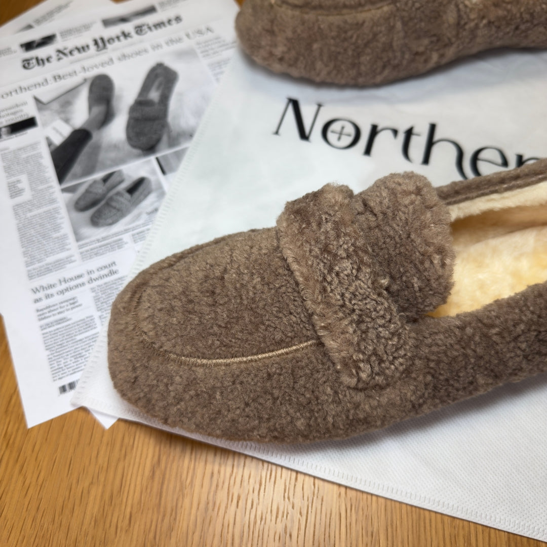 Cosy elegant winter loafers for women | Selene -2
