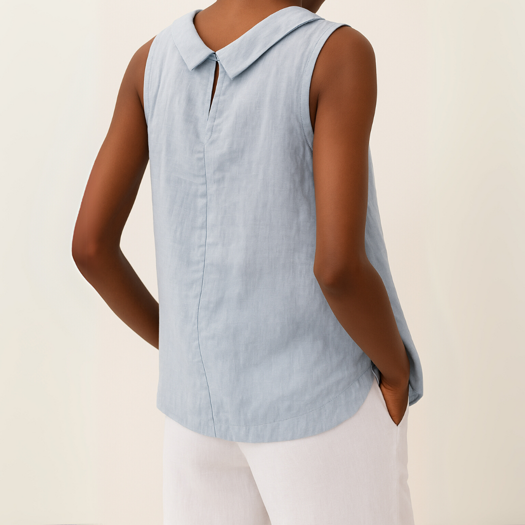 Sleeveless elegant top for women | Breathable -3